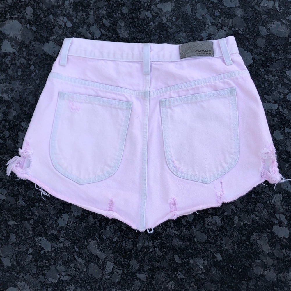 LF Carmar Beatrice Light Pink Distressed Skirt - Picture 7 of 9